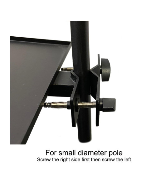 Bandeja Cuadrada Rannsgeer 30x30 cm para Soporte de TV y Altavoz