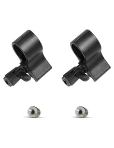 2 Clips de Soporte para Micrófono con Adaptadores 5/8" a 3/8"