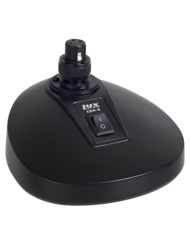 Base de escritorio para micrófono LyxPro XBM-8 con conector XLR