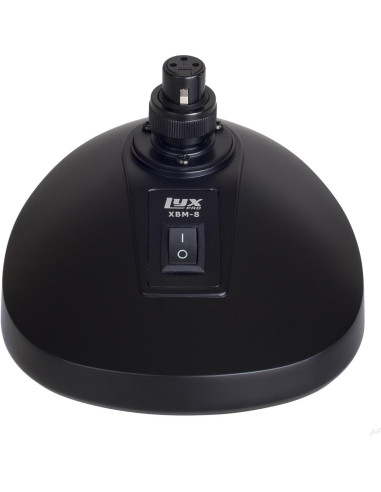 Base de escritorio para micrófono LyxPro XBM-8 con conector XLR