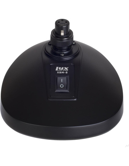 Base de escritorio para micrófono LyxPro XBM-8 con conector XLR