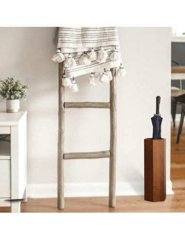 Soporte de Paraguas de Madera Alipis con Bandeja de Goteo