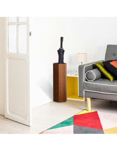 Soporte de Paraguas de Madera Alipis con Bandeja de Goteo