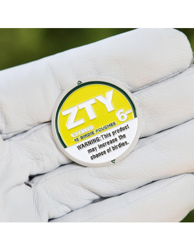 Marcador de Pelota de Golf ZEETY ZTY-BM-MF2 Metal Amarillo