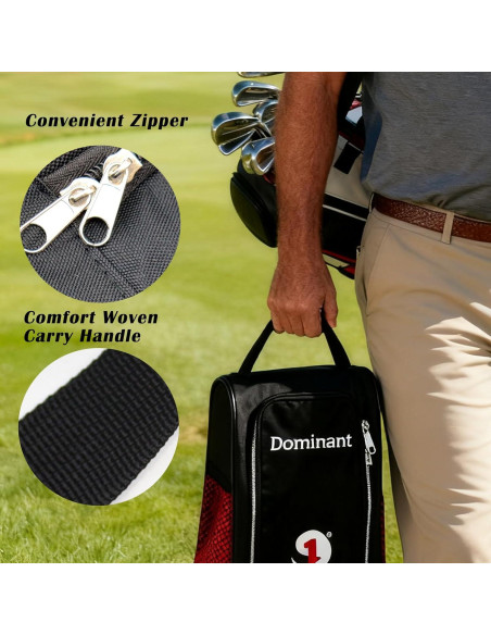 Bolsa de Zapatos de Golf Atlética - Impermeable y Ligera