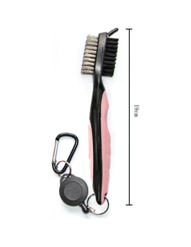 Cepillo de Limpieza para Palos de Golf lasenersm Rosa 19 cm