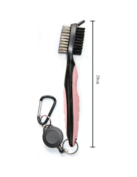 Cepillo de Limpieza para Palos de Golf lasenersm Rosa 19 cm