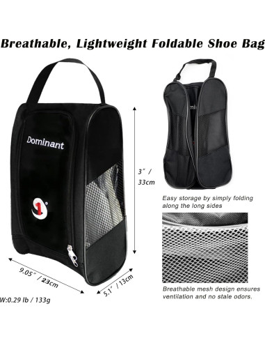 Bolsa de Zapatos de Golf Atlética - Impermeable y Ligera