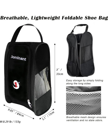 Bolsa de Zapatos de Golf Atlética - Impermeable y Ligera