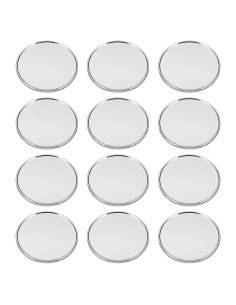 Marcadores de Pelota de Golf PATIKIL 12 Unidades 25 mm Plata