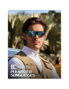 Gafas de sol deportivas BIRCEN polarizadas UV400 para hombres 2