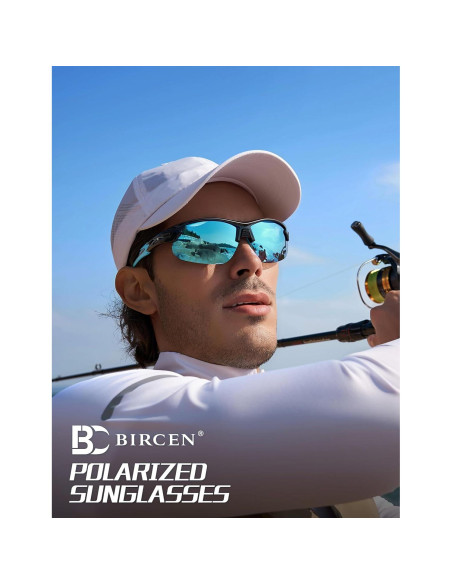 Gafas de sol deportivas BIRCEN polarizadas UV400 para hombres