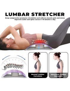 Estirador de Espalda Proium Ajustable para Alivio Lumbar 2