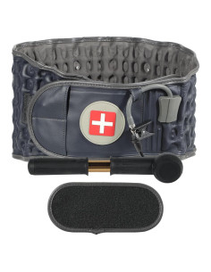 Cinturón de Descompresión Espinal Alivio Dolor Lumbar Azul