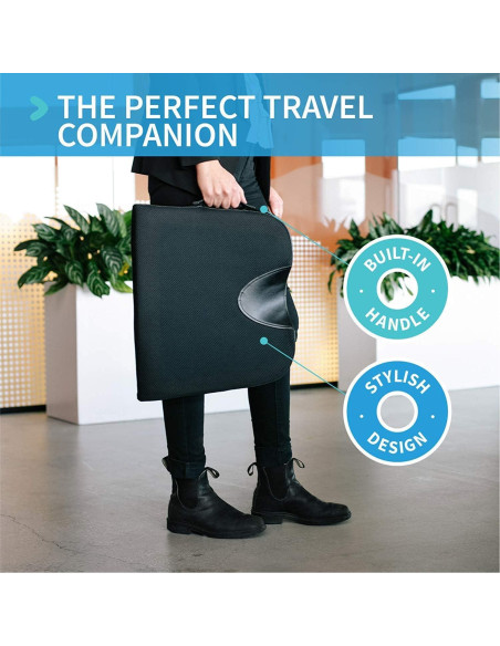 Cojín Ergonómico de Espuma Viscoelástica VivaLife para Alivio de Dolor