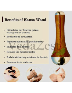 Masajeador de Puntos de Acupuntura Kansa HP Herbs 11.43 cm 2