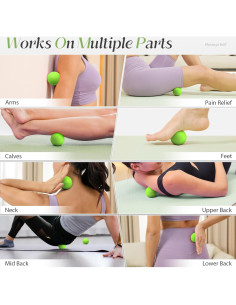 Pelotas de Masaje Miofascial SUBCULTUREPICK Verde 6.3 cm 2