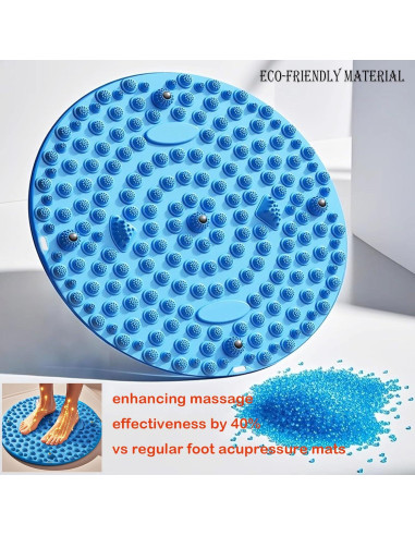 Alfombrilla de Masaje para Pies BIU-01 55x55cm Antifatiga