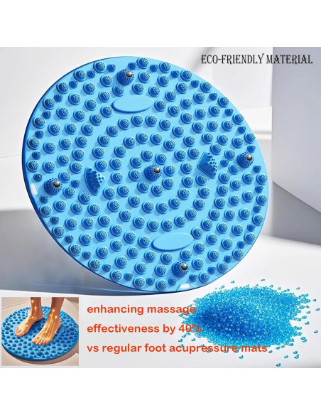 Alfombrilla de Masaje para Pies BIU-01 55x55cm Antifatiga