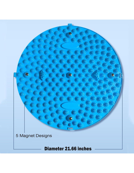 Alfombrilla de Masaje para Pies BIU-01 55x55cm Antifatiga