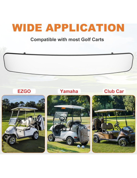 Espejo Retrovisor para Carrito de Golf Piclafe 41.91 cm Ajustable