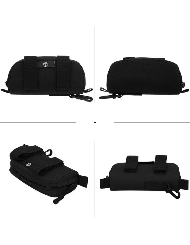 Estuche Duro Táctico para Gafas Huntvp Nylon 600D Negro