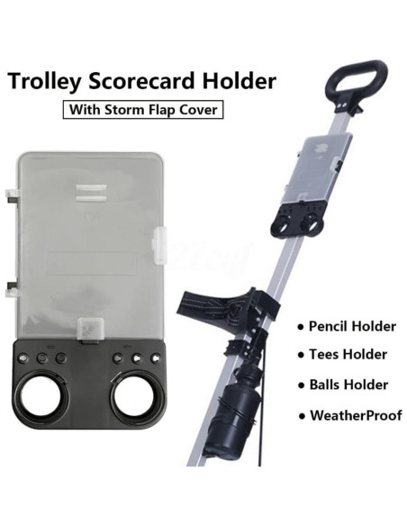 Soporte de Tarjeta de Puntuación Shinekoo para Carro de Golf