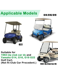 Kit de luces traseras LED CartClan para Club Car DS 1982+ 2