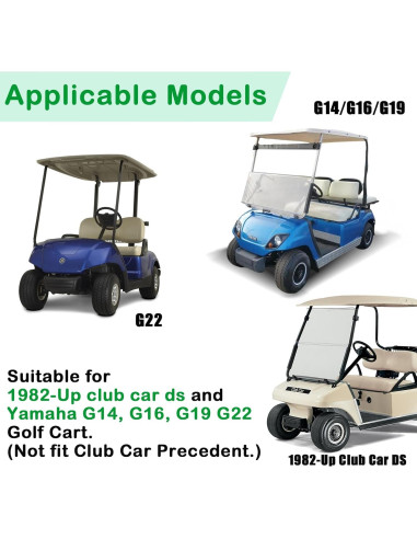 Kit de luces traseras LED CartClan para Club Car DS 1982+