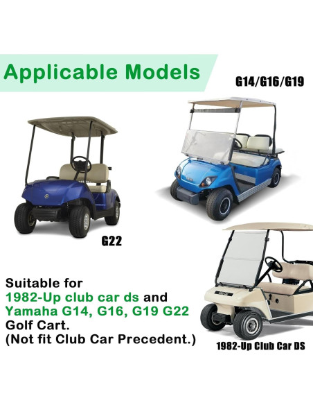 Kit de luces traseras LED CartClan para Club Car DS 1982+