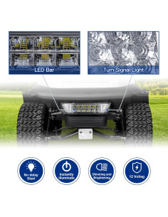 Kit de Faros LED WEKANI para Golf Cart Club Car Precedent 2004-UP 2