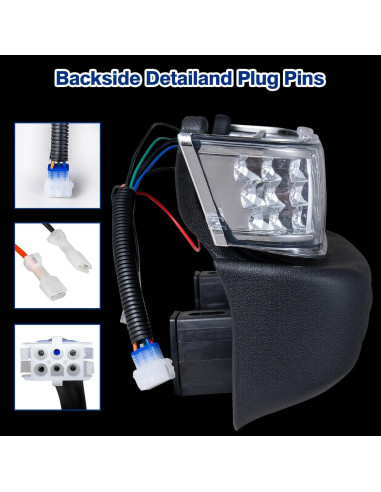 Kit de Faros LED WEKANI para Golf Cart Club Car Precedent 2004-UP