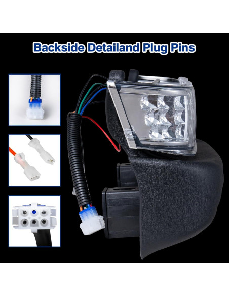 Kit de Faros LED WEKANI para Golf Cart Club Car Precedent 2004-UP