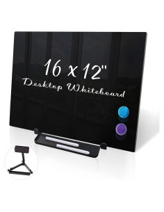 Caballete de vidrio magnético ZHIDIAN 40x30 cm para escritorio