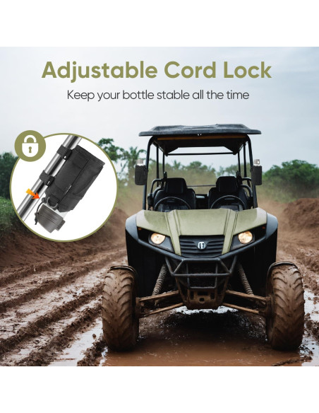 Soporte para Taza GEARV 2024 con Correa Ajustable Negro