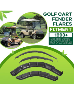 Guardabarros KUAFU para Carro de Golf Club Car DS 1993+ (4 Pzas) 2