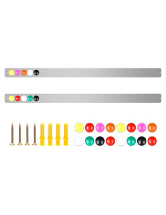 Tiras Magnéticas de Acero Inoxidable Mooliwe 120x5 cm 2 Pcs