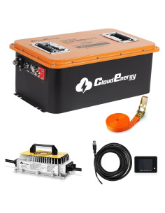 Batería LiFePO4 48V 60Ah Cloudenergy con BMS y Cargador