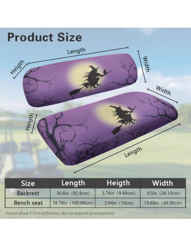Cubierta de Asiento de Golf Darisoco Universal 101x50cm