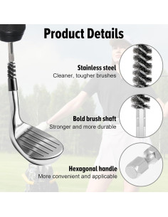 Set de 4 Cepillos para Hosel de Palos de Golf Nogeqi 2