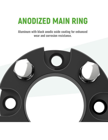 Kit de Espaciadores de Ruedas 10L0L 2" para Carrito de Golf