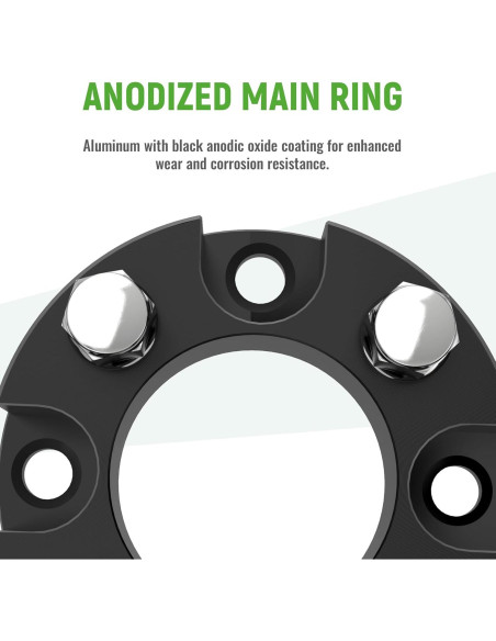 Kit de Espaciadores de Ruedas 10L0L 2" para Carrito de Golf