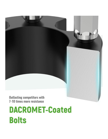 Kit de Espaciadores de Ruedas 10L0L 2" para Carrito de Golf