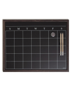 Tablero Calendario Tiza Magnético U Brands 40.64x50.8cm Madera