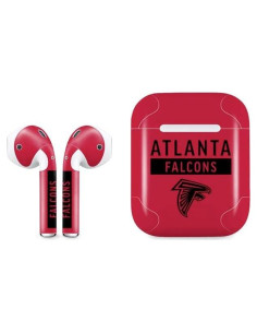 Calcomanía Skinit NFL Atlanta Falcons para Apple AirPods - Rojo