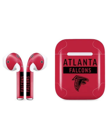 Calcomanía Skinit NFL Atlanta Falcons para Apple AirPods - Rojo