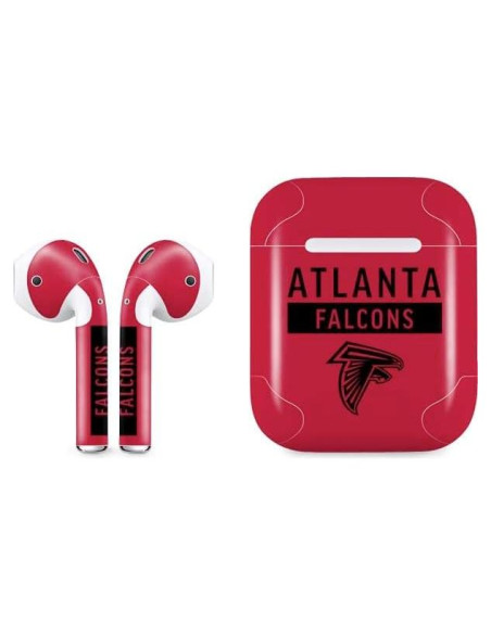 Calcomanía Skinit NFL Atlanta Falcons para Apple AirPods - Rojo