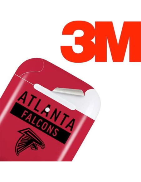 Calcomanía Skinit NFL Atlanta Falcons para Apple AirPods - Rojo