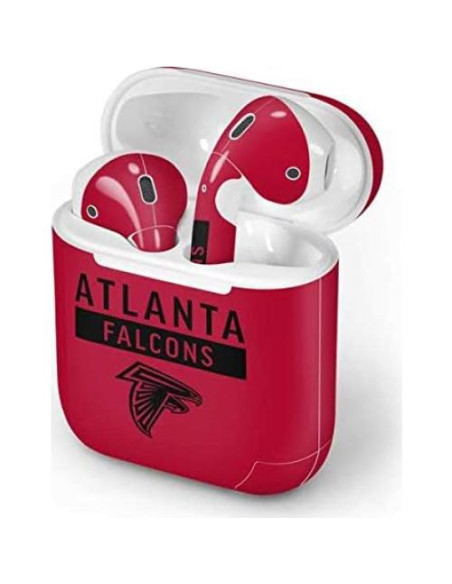 Calcomanía Skinit NFL Atlanta Falcons para Apple AirPods - Rojo