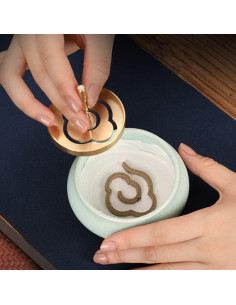 Kit de Incienso OLizee - 5 Moldes de Latón + Frasco Kraft 2